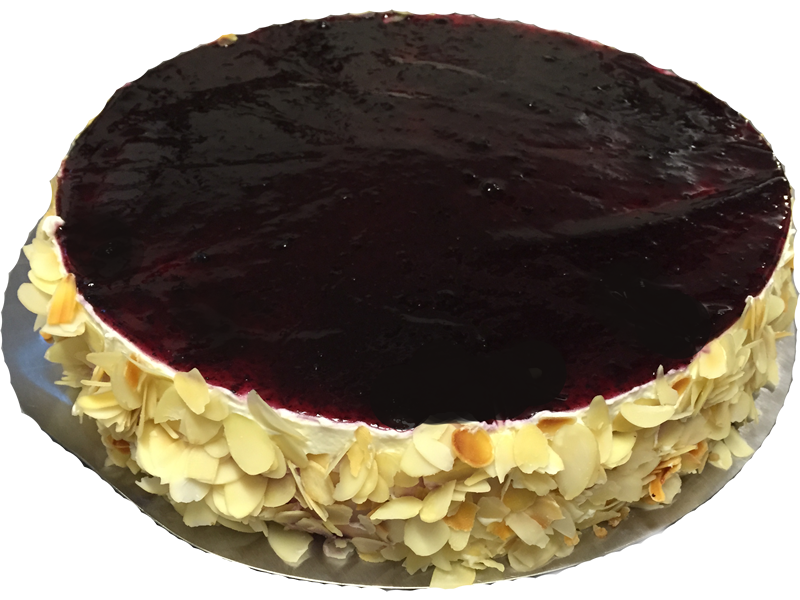 Blaubeersahnetorte