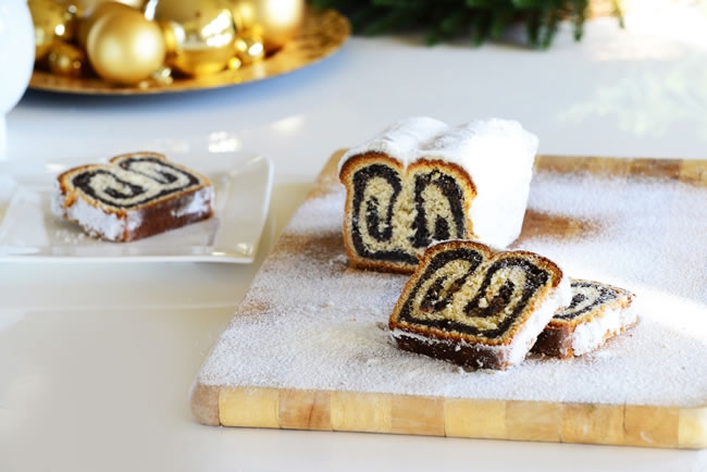 Gödaer Mohnstollen gezuckert